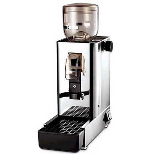 Lux Coffee Grinder in Chrome and Black - Pasquini