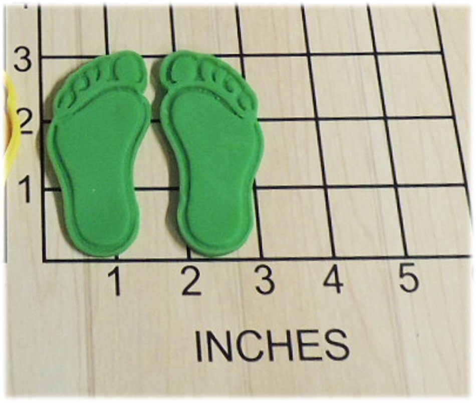 Bare foot prints Shaped Cookie Cutter and Stamp #1194