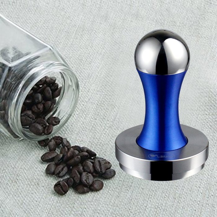 Kteam 58mm Coffee Tamper Stainless Steel Espresso Tamper Flat Base N17