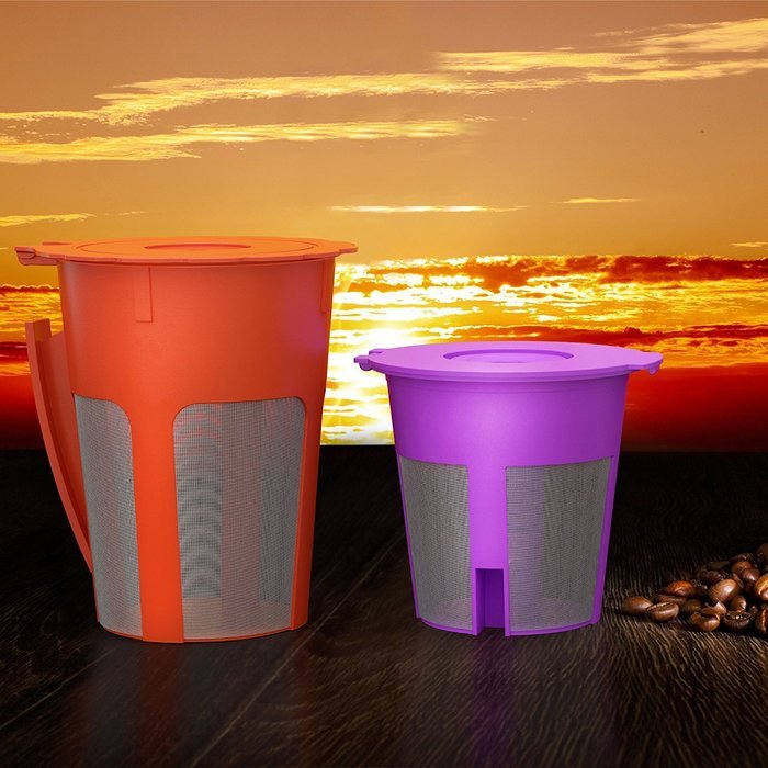 Filtro Ricaricabile Per Caffè Keurig Caraffa Riutilizzabile Per Keurig 2.0 K - Filtro Caffè Ricaricabile, Colore Arancione Filtro Ricaricabile Keurig 2.0 - Foto 9