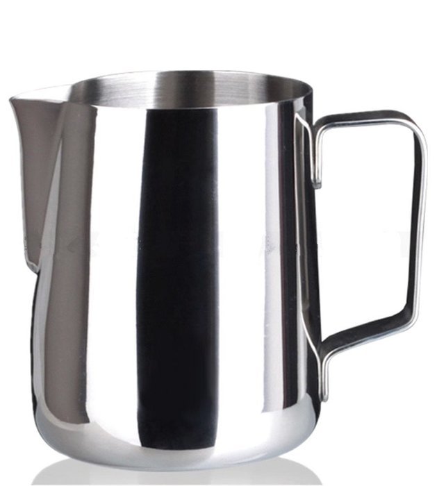 Moyishi 500ml Gauge Stainless Steel Steaming Frothing Pitcher for Espresso Machines, Milk Frothers & Latte Art N2