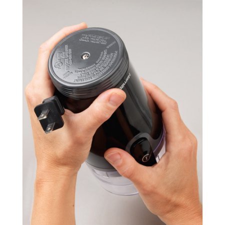 120 V Fresh-Grind Stainless Steel Blade Coffee Grinder, Black