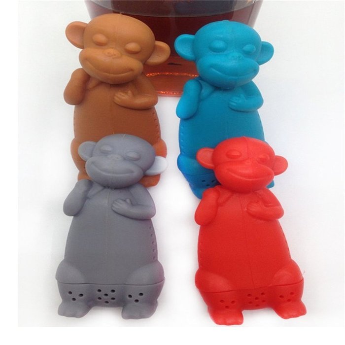 MAXGOODS Fine Silicone Monkey Filter Tea Infuser N2
