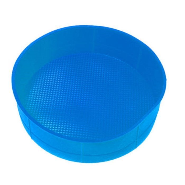 Yingwei Blue Round Silicone Cake Mold 7.5inch Cake Pans Pizza Dish Mold N2