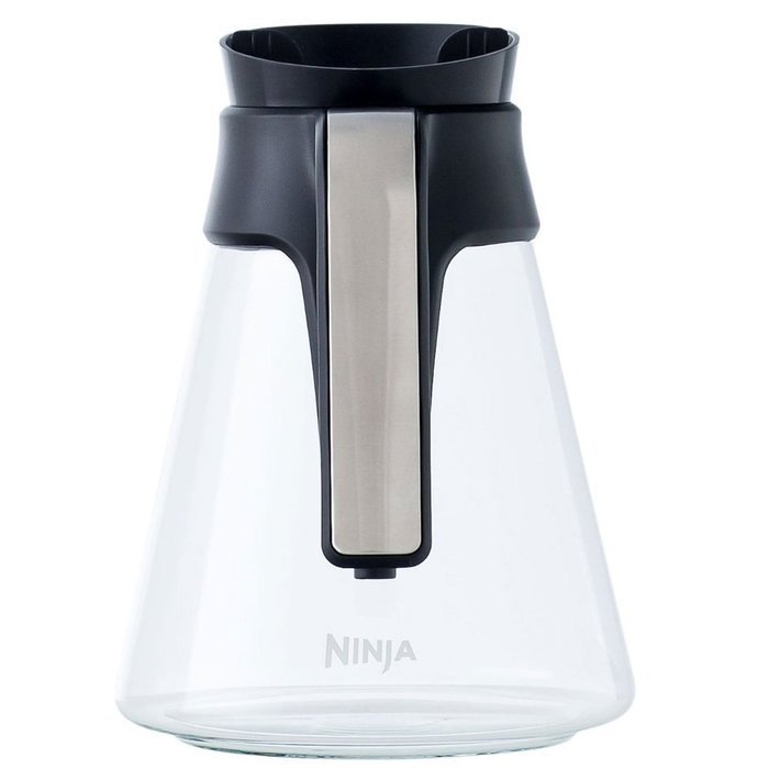 Ninja Coffee Bar Brewer with Glass Carafe and Reusable Filter (CF081) with Aroma Stainless Steel One Serving Milk... N4