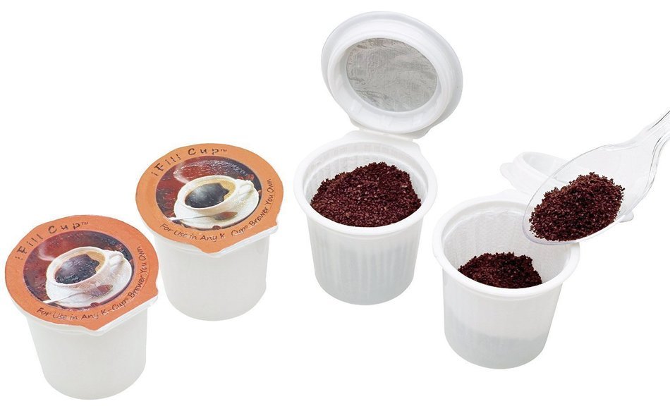 iFill K-Cup Filters Disposable Reusable Coffee Filter for Keurig Coffee Machine (100% Recyclable) - Fill up to... N20