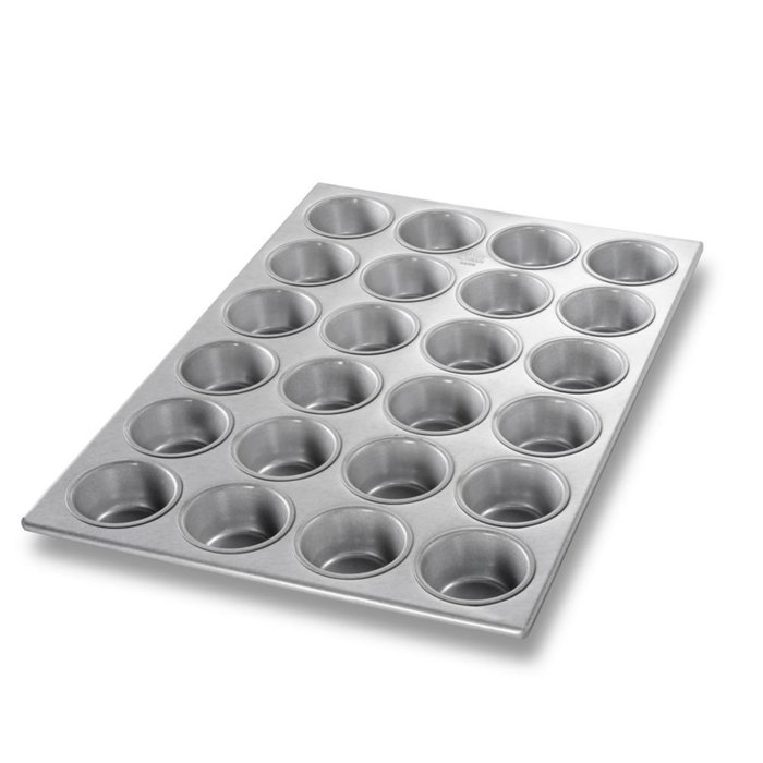 Chicago Metallic 45525 Glazed Aluminized Steel 24-Cupcake / Muffin Pan