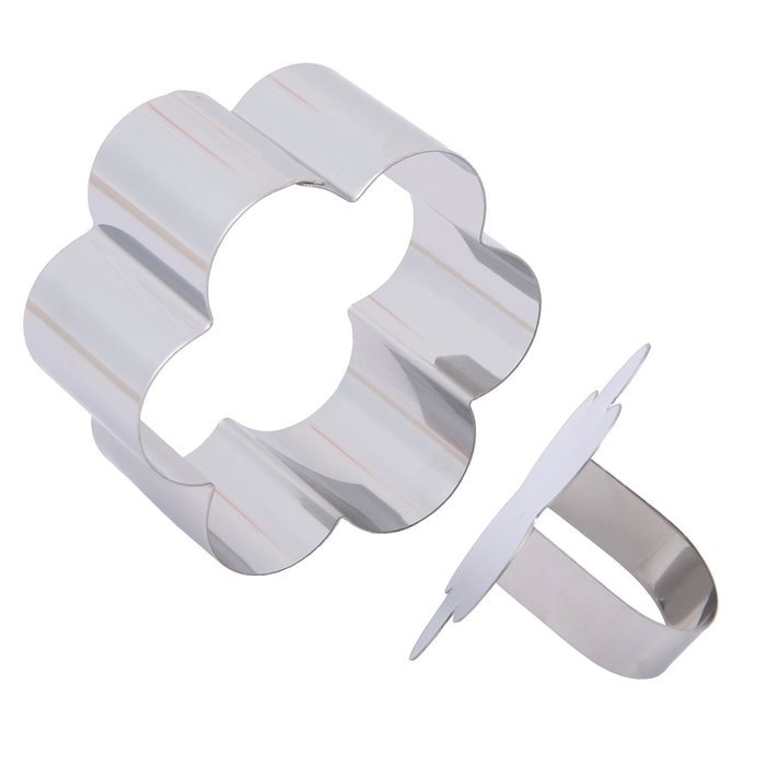 Ebake Stainless Steel Mousse Cake Pastry Mold (3 inch, Round) N5