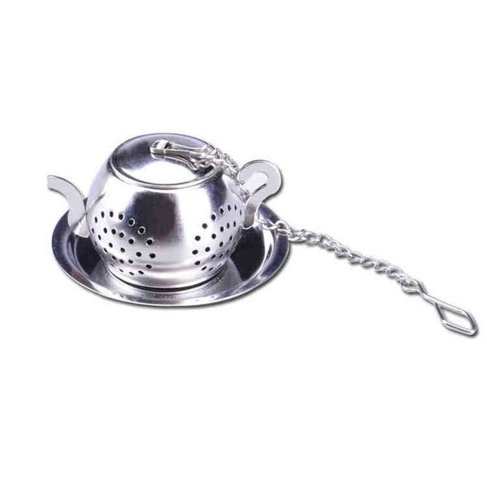 Stainless Steel Tea Filter Teapot Shape N4