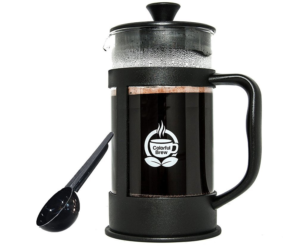High Quality French Press Coffee Maker And Measuring Spoon - Large Brewer Makes 34 Ounces of Coffee - Made with... N2