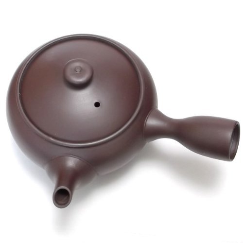 E408 purple mud Yokkaichi Banko teapot (japan import) N4