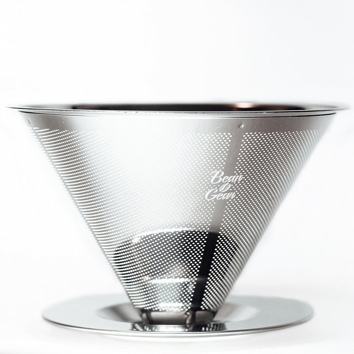 Premium Pour Over Coffee Filter 3-4 cup - Stainless Steel with Ultra Fine Weave, Reusable Eco-Friendly Dripper... N3