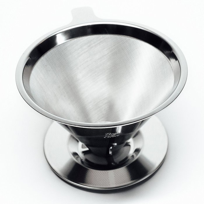 Premium Pour Over Coffee Filter 3-4 cup - Stainless Steel with Ultra Fine Weave, Reusable Eco-Friendly Dripper... N5