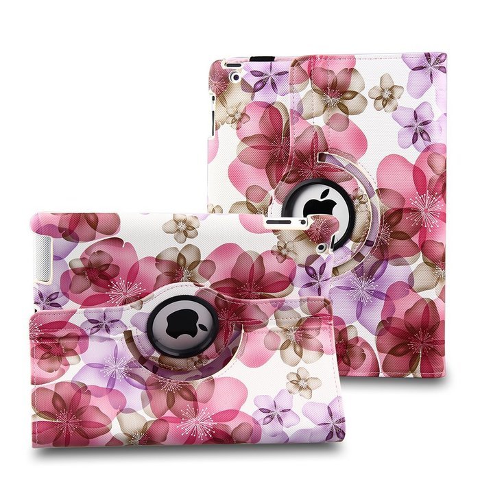 TOPCHANCES Modern Smart Cover Case for iPad 2 3 4 with Auto Sleep/Wake Function and 360 Degree Rotating Stand-... N54