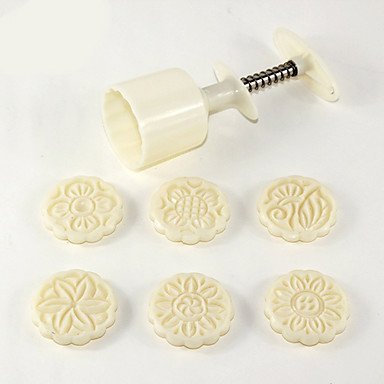 Sher Circle Mooncake Mold Set of 7