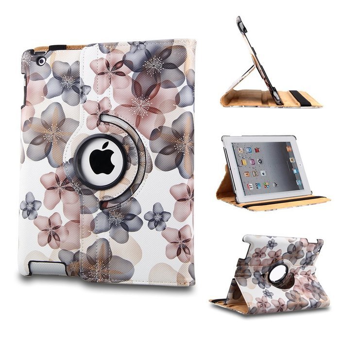 TOPCHANCES Modern Smart Cover Case for iPad 2 3 4 with Auto Sleep/Wake Function and 360 Degree Rotating Stand-... N59