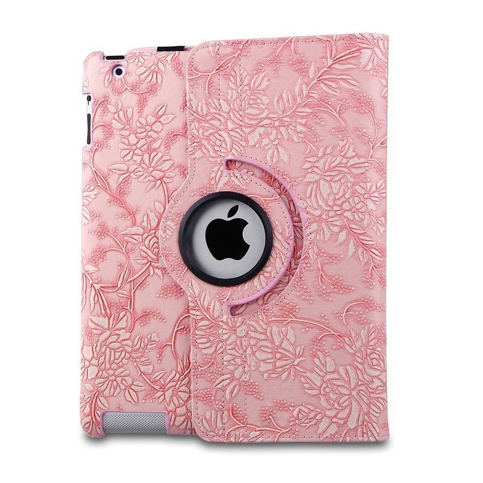 TOPCHANCES Modern Smart Cover Case for iPad 2 3 4 with Auto Sleep/Wake Function and 360 Degree Rotating Stand-... N62