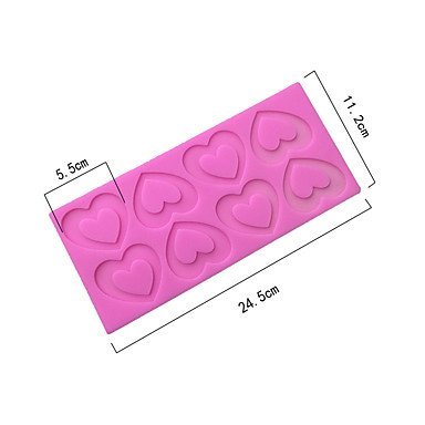 Y&XL&H Heart Style Candy Fondant Cake Molds For The Kitchen Baking Molds