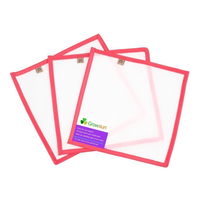 Growsun 5-PCS 8"x8" 25 Micron Pressing Screen Red for Bubble Bag Set, Ice Hash Extraction Bags, Herb Essense Micron... N3