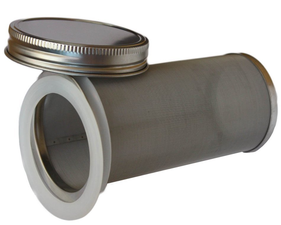 Cold Brew Coffee and Tea Maker Stainless Steel Filter for Mason Jars With Lid and 2 Silicone Seals (No Jar, Half... N4