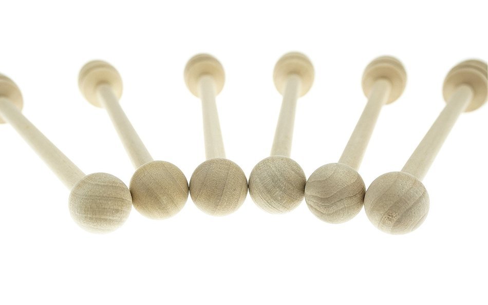 Bilipala Honey Dipper, Honey Spoon, Kitchen Gadgets, Wooden, 6 Inch, Pack of 6 N4