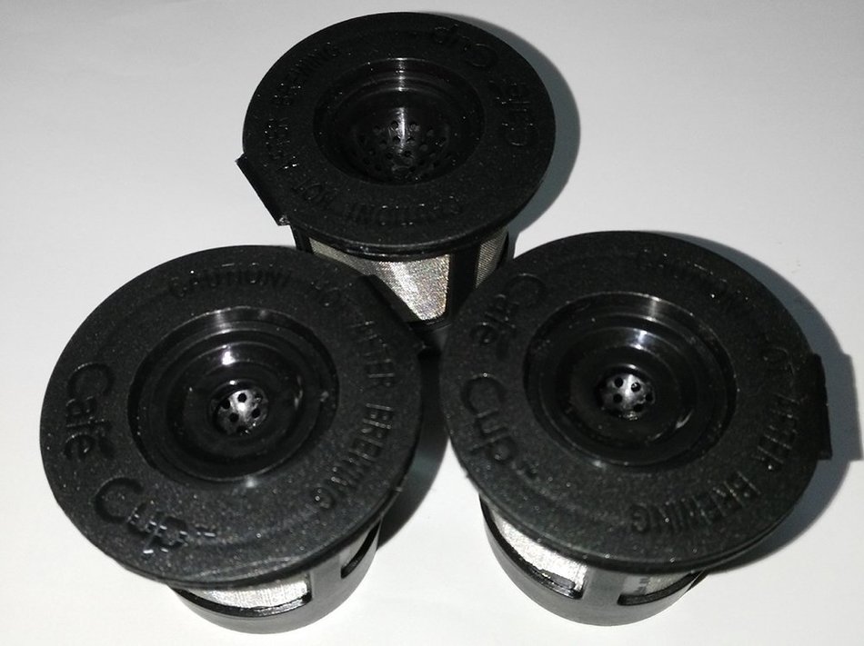 Beauty Clubs 3pcs Refillable Coffee Capsule Cup Reusable Refilling for Nespresso Machine N3