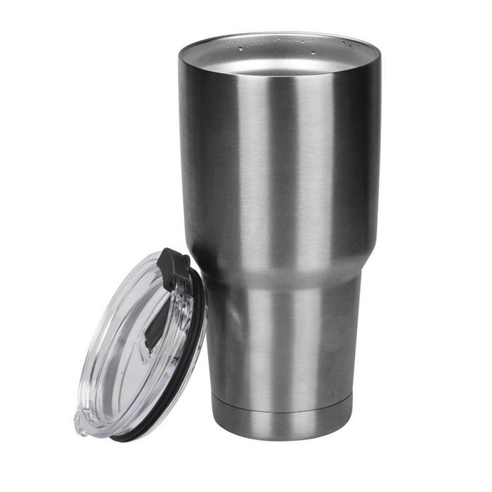 Morecome Spill And Splash Resistant Lid With Slider Closure For 30 Oz (Black) N10