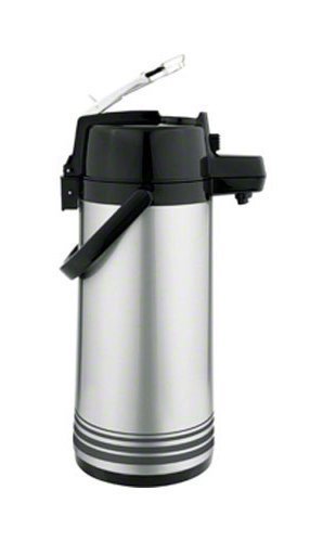 Update International (LSVL-30-BK/SF) 3.0 L Stainless Steel Lever-Top Air Pot N2