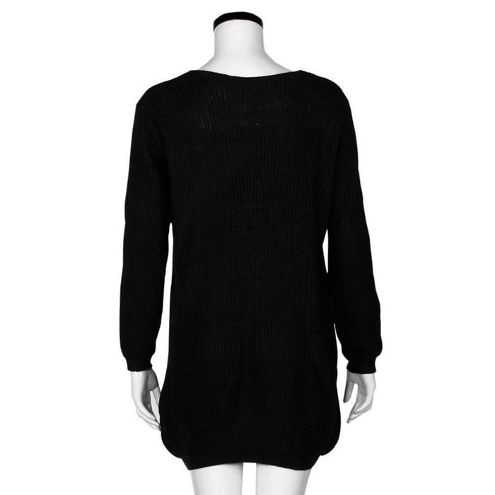 Loose Sweater,Morecome Women Long Sleeve Pullover Jumper Tops Knitwear (XL, Beige) N12