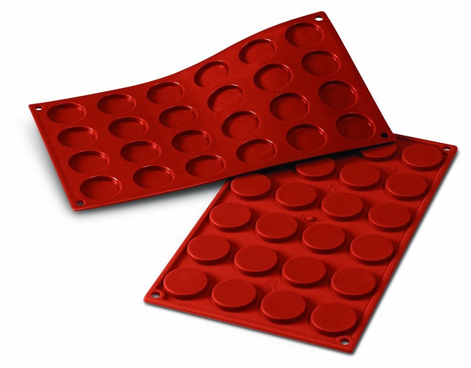 Silikomart SF030/C Silicone Classic Collection Mold Shapes, Mini Florentines