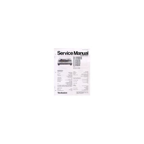 Technics Service Manual For SL1200/1210MK5