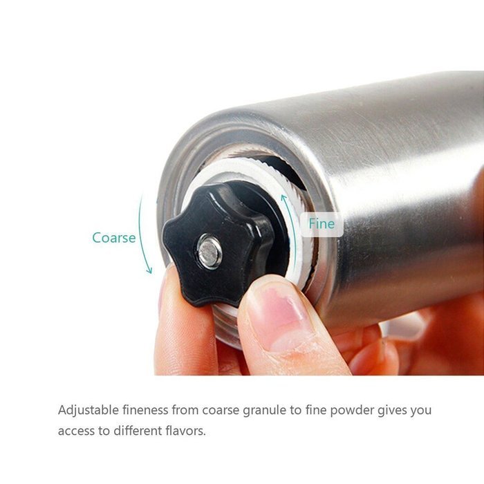 Manual Coffee Grinder - Best Burr bean Grinder - Stainless Steel Adjustable, Portable, Hand grinder&nbsp;Top Rated... N3