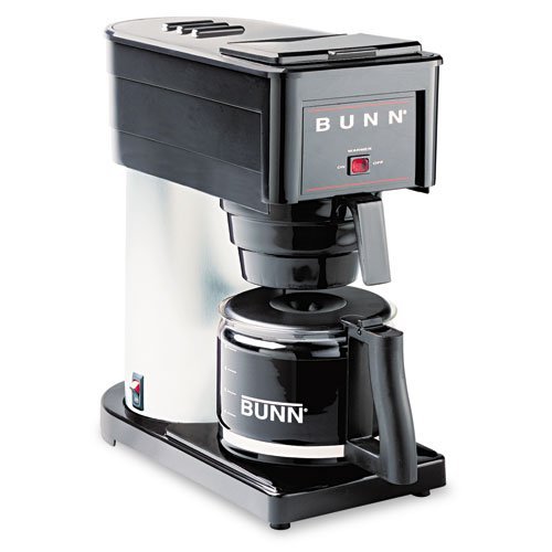 BUNN : 10-Cup Pour-O-Matic Coffee Brewer, Black -:- Sold as 2 Packs of - 1 - / - Total of 2 Each