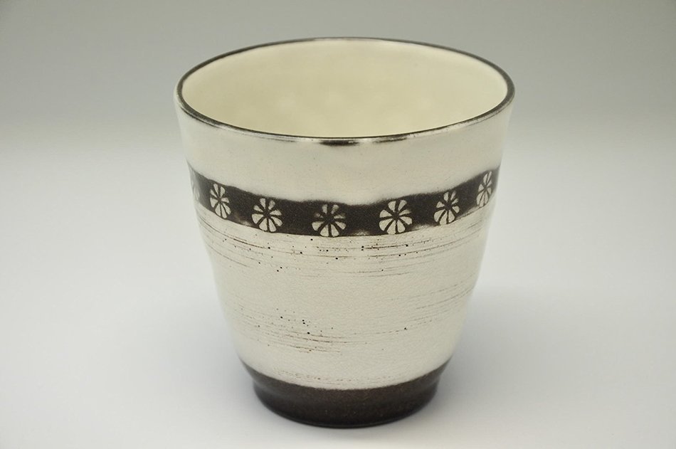 Suzuki-Touen Genuine Mino ware Mizuwari Cup 240cc 9.5 / 9.5 / 9.5cm (3.7 / 3.7 / 3.7inch)[10007] N3