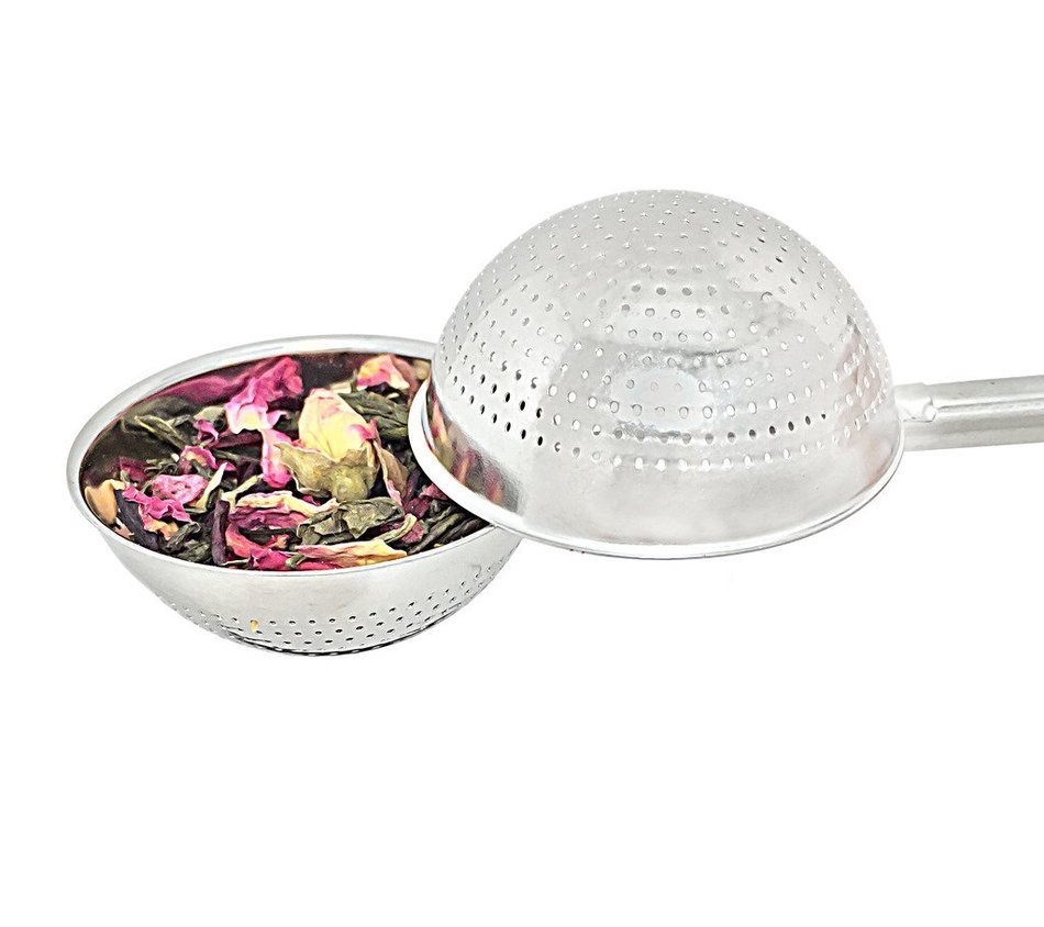 Tea Infuser With Saucer Stainless Steel Tea Ball is Perfect for Teapot, Mug, Bottle, Cup, Glass, and Travel Set... N7