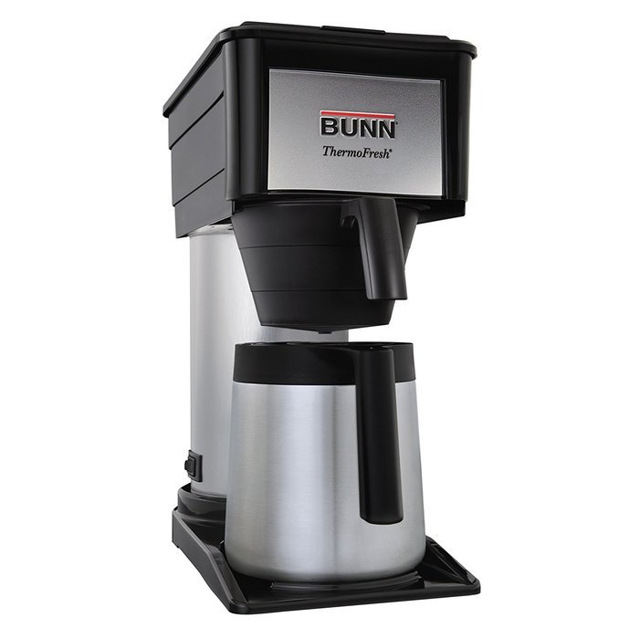BUNN BTX-B(D) ThermoFresh High Altitude 10-Cup Home Thermal Carafe Coffee Brewer, Black