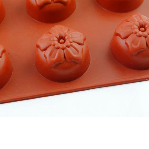 Baking Mold Silicone Mini Flower Baking Cake Mold Chocolate Cookie Candy Jelly Ice Bakeware Baking Mould DIY Kitchen... N5
