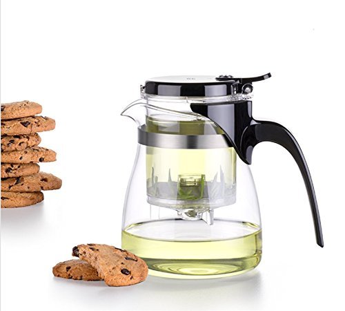 Samadoyo 20OZ teapot water kattle with Built in Infuser and Removable Filter N3