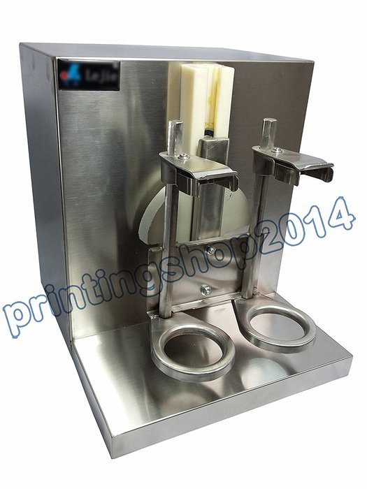All Stainless Steel Double-cup Bubble Boba Milk Tea Shaker Auto Shaking Machine N3