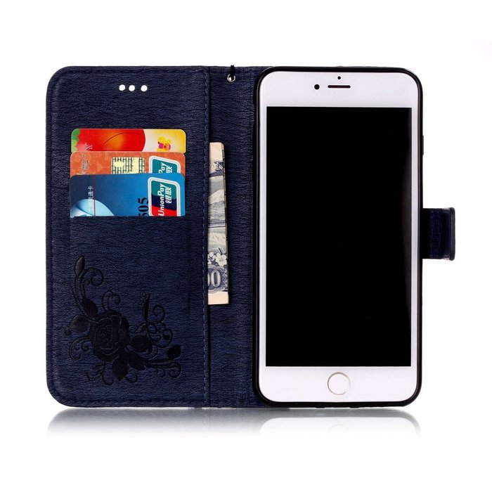 iPhone 7 Plus Case, iPhone 7 Plus Wallet Case,PHEZEN Cute Bear Don't Touch My Phone Design PU Leather Wallet Case... N106
