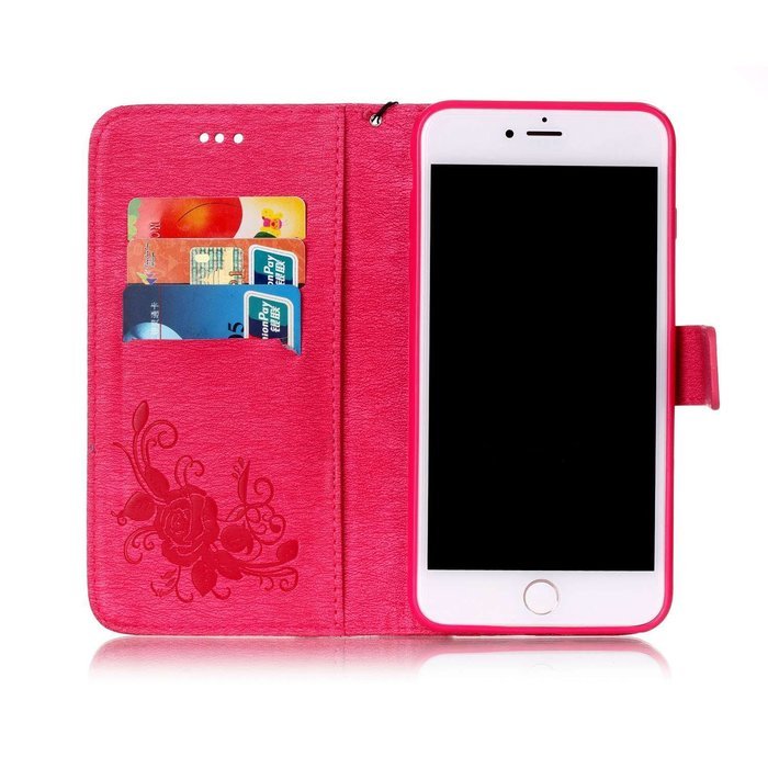 iPhone 7 Plus Case, iPhone 7 Plus Wallet Case,PHEZEN Cute Bear Don't Touch My Phone Design PU Leather Wallet Case... N107
