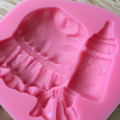 Y&XL&H Baby Hat & Bottles Silicone Cake Mold N2