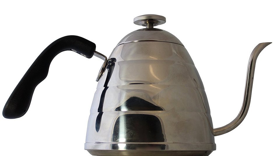 CoastLine Pour Over Coffee Kit | Includes 4-Cup Carafe with Stainless Steel Reusable Filter, Pour-Over Kettle...