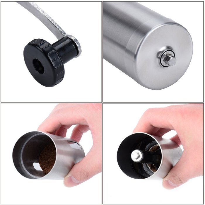 Justmysport Stainless Steel Portable Manual Coffee Grinder and Coffee Press--Perfect Coffee Grinder for French... N5
