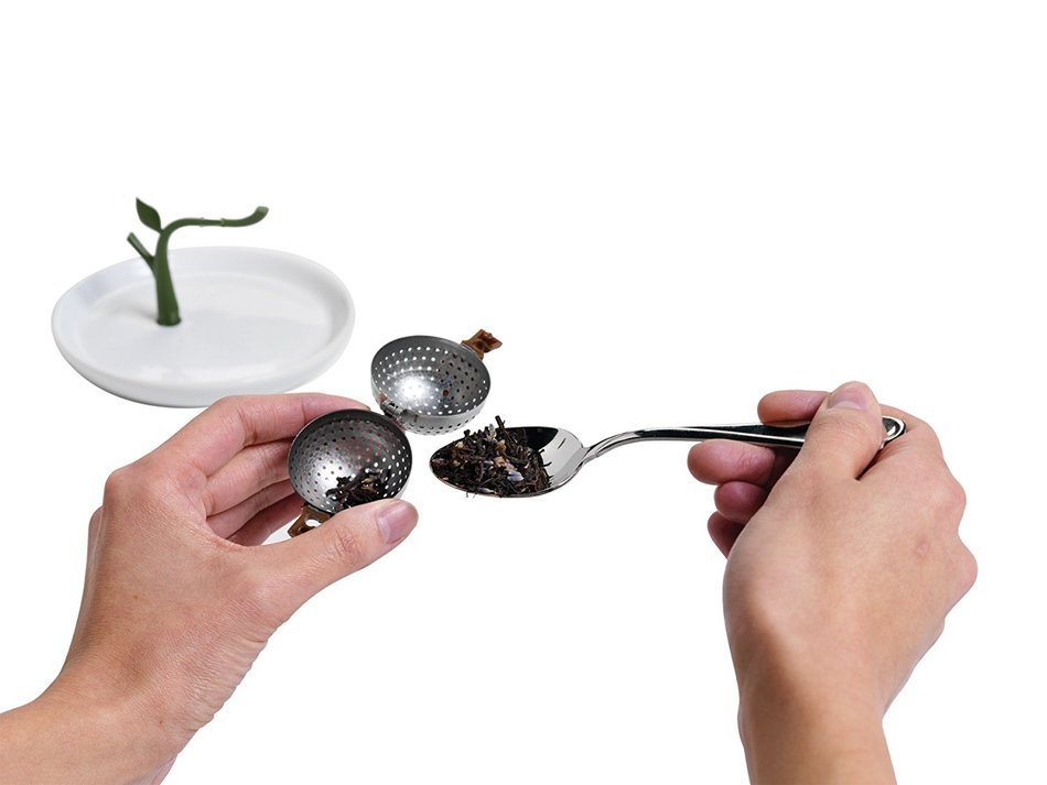 Arta by Chef'n Tea Tree Tea Infuser and Saucer N2