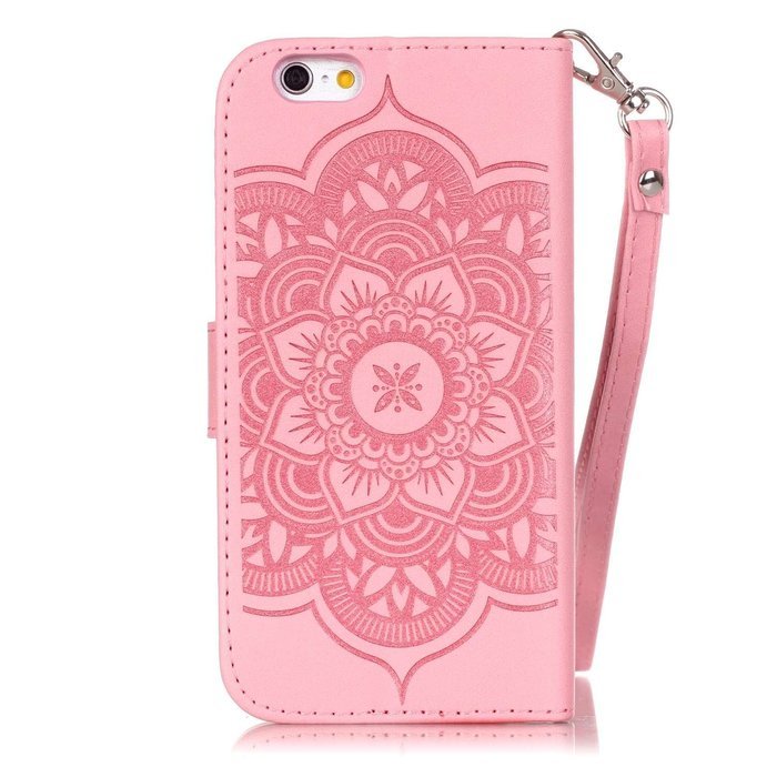iPhone 7 Case, PHEZEN Dream Catcher Design Bling Diamond PU Leather Wallet Case [Magnetic Closure] [Credit Card... N16