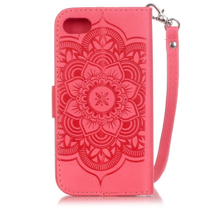 iPhone 7 Case, PHEZEN Dream Catcher Design Bling Diamond PU Leather Wallet Case [Magnetic Closure] [Credit Card... N17