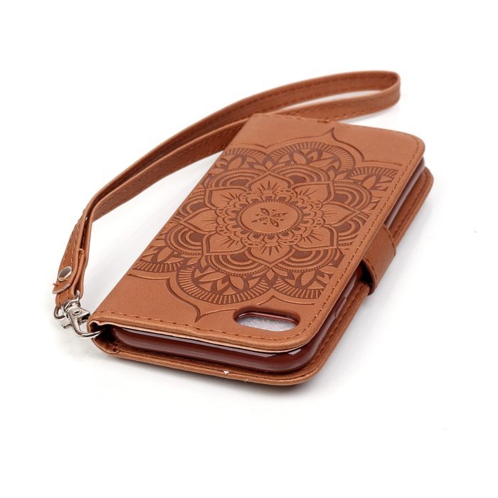 iPhone 7 Case, PHEZEN Dream Catcher Design Bling Diamond PU Leather Wallet Case [Magnetic Closure] [Credit Card... N22