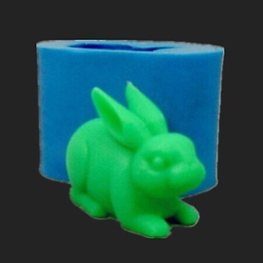 Y&XL&H Rabbit Fondant Cake Chocolate Resin Clay Candy Silicone Mold , L7.2cmW3.7cmH4.8cm