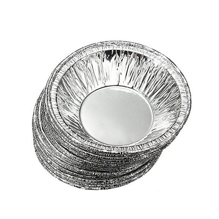 250 PCS Disposable Egg Tart Tins Molds Aluminum Foil Round Egg Tart
